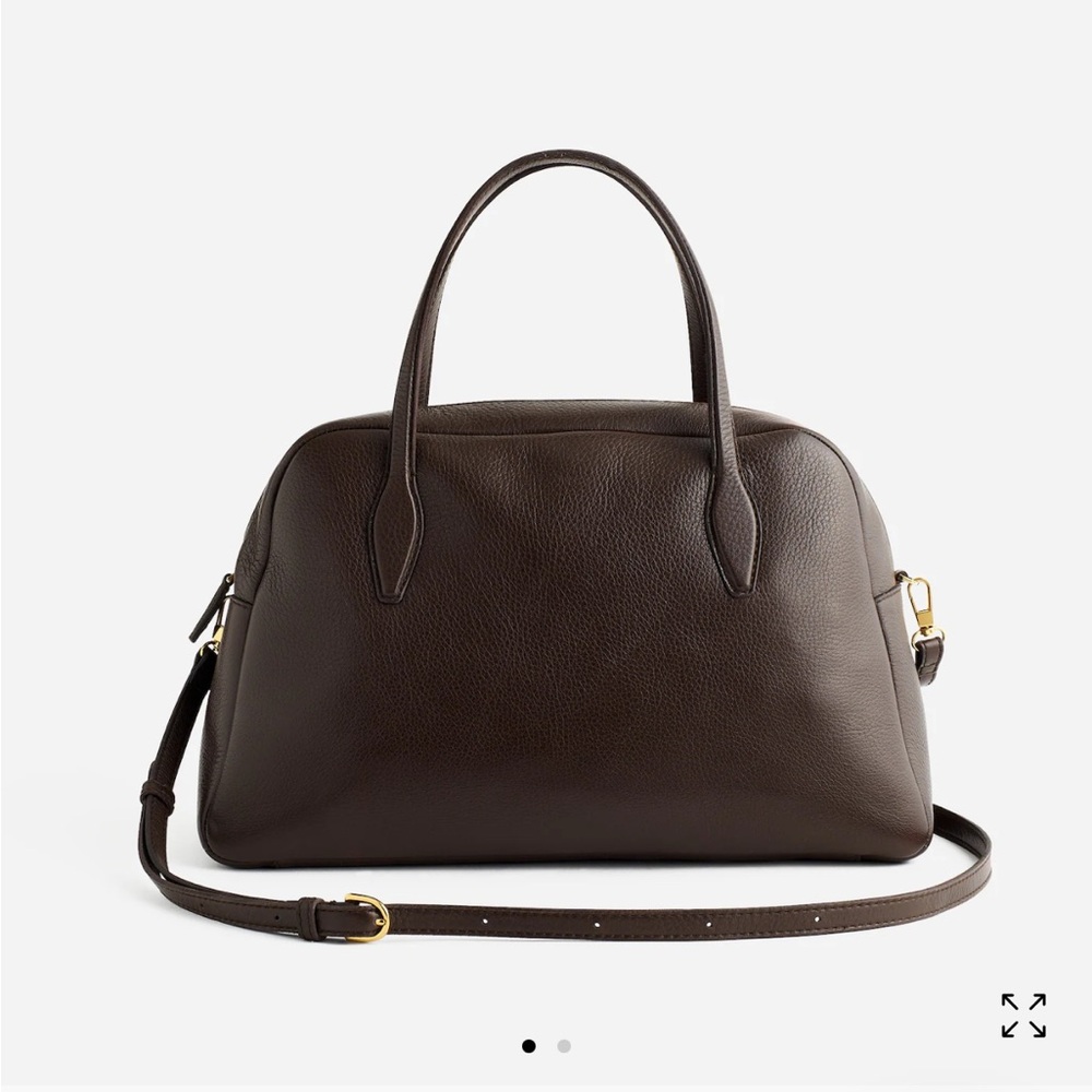 Madewell Top Handle Crossbody Bag in Soft Grain Leather